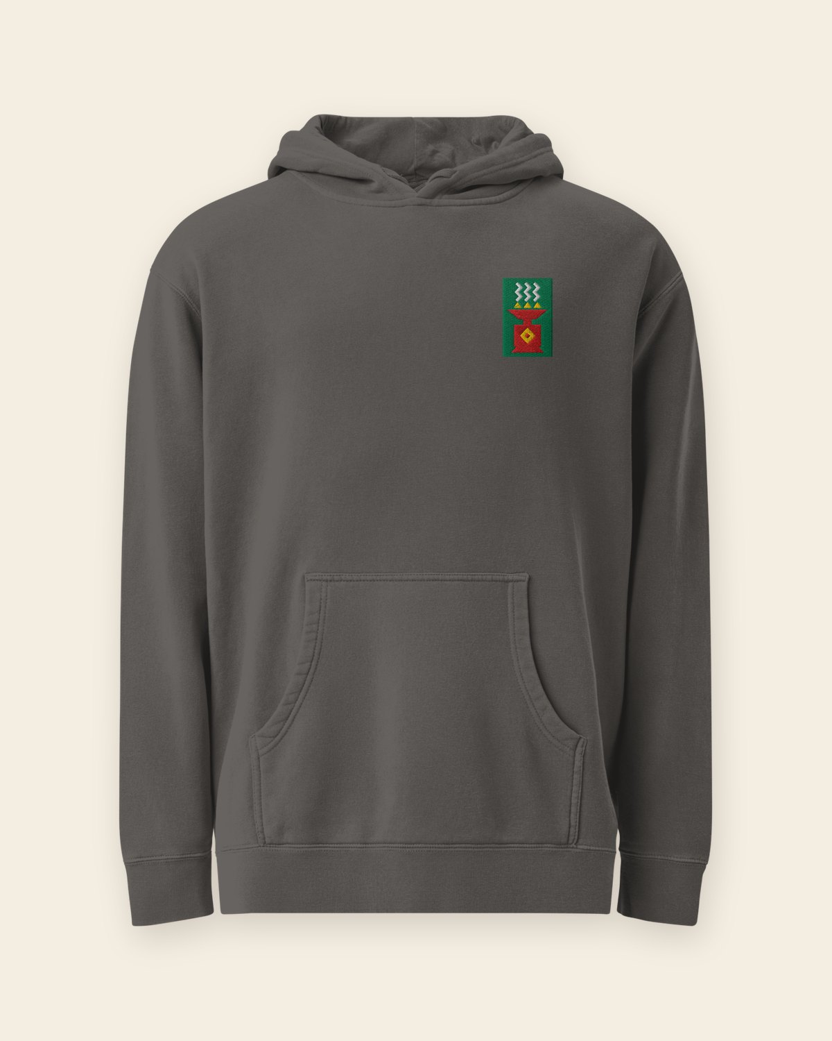 Incense Burner Hoodie in Sha'ar: front