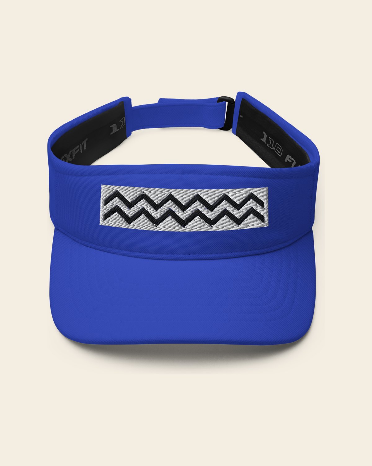 Snake Path Visor in Nila: front