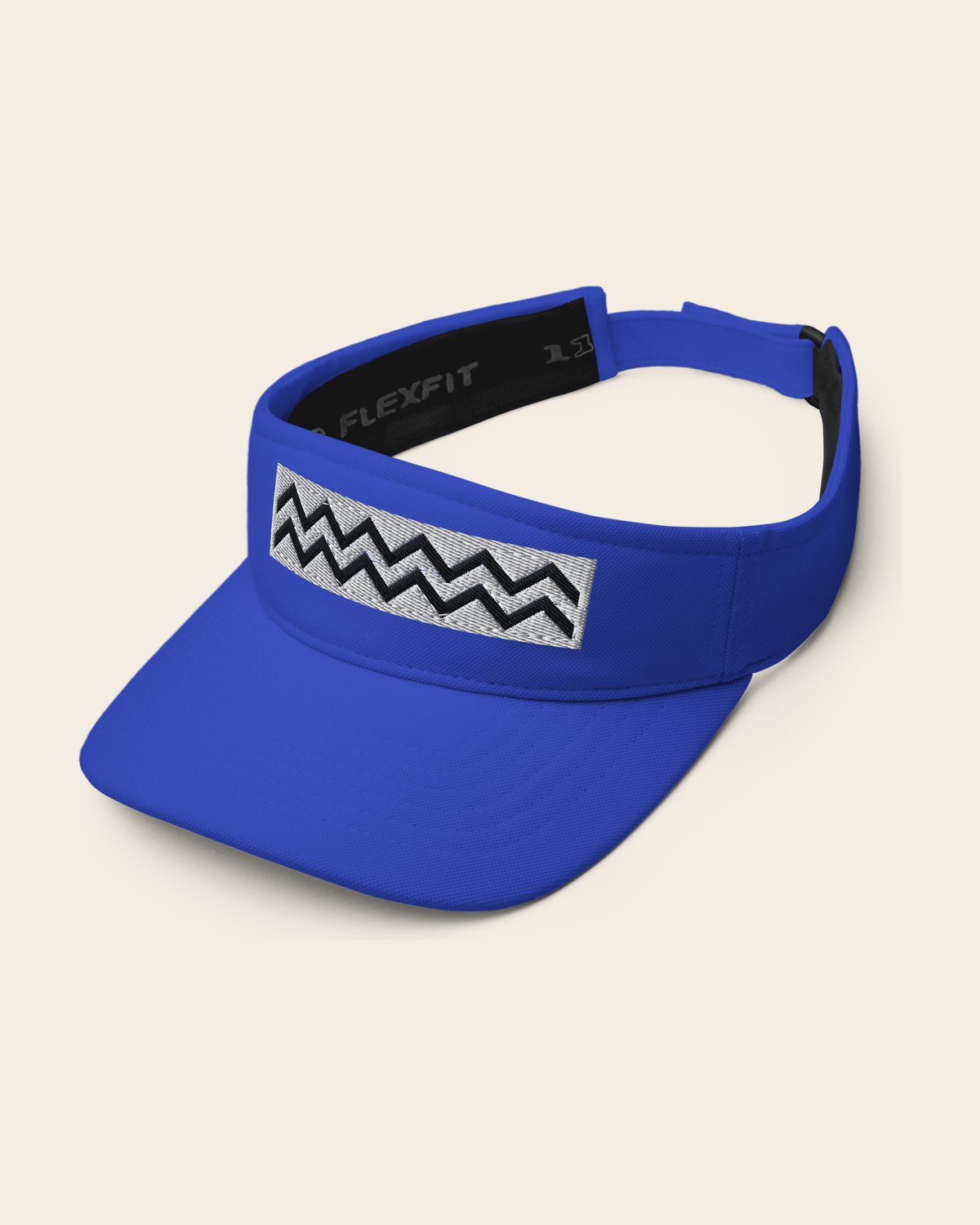 Snake Path Visor in Nila: left side